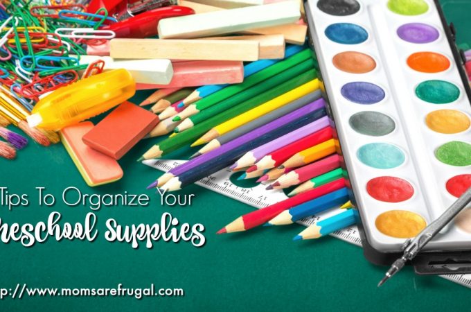 5 Tips To Organize Your Homeschool Supplies
