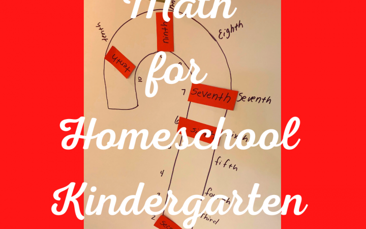 Christmas Math for Homeschool Kindergarten