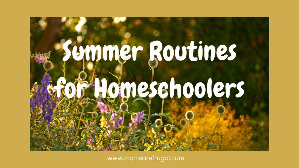 Summer Routines for Homeschoolers
