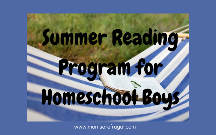 Summer Reading Program for Homeschool Boys