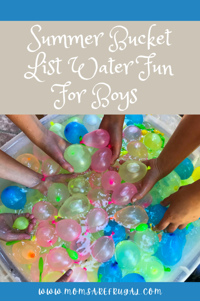 Summer Bucket List Water Fun For Boys