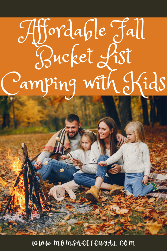 Fall Bucket List Camping with Kids