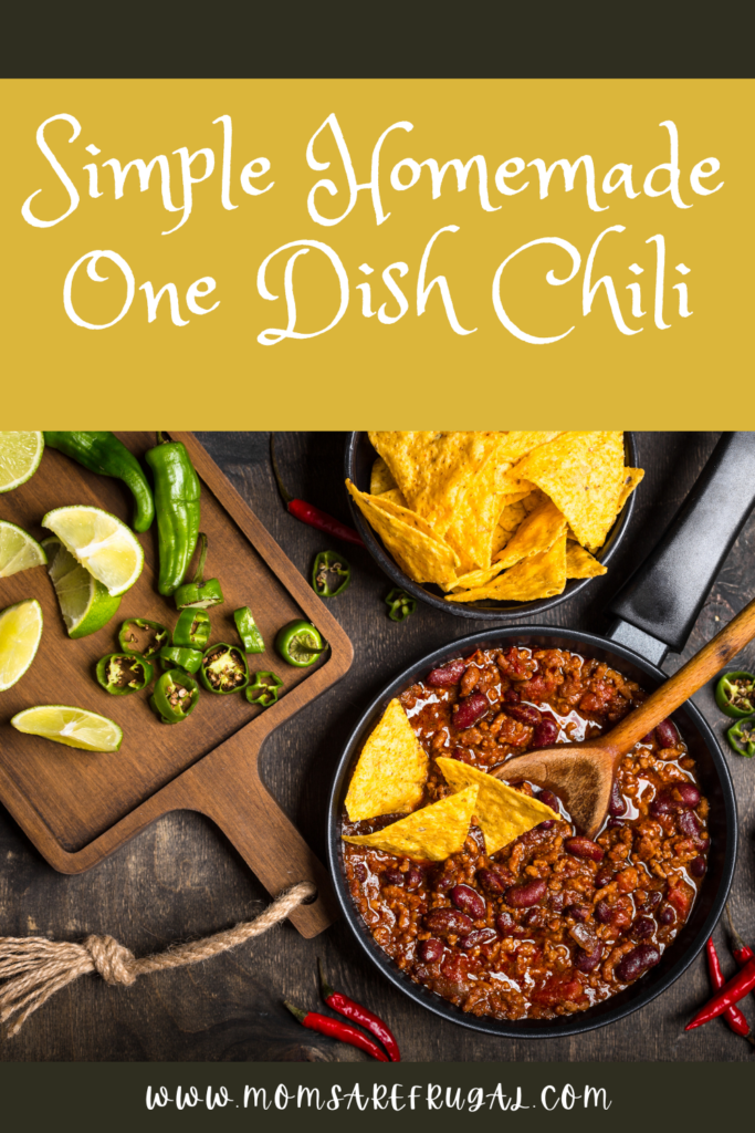 Simple Homemade One Dish Chili 