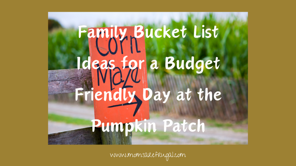 Family Bucket List Ideas for a Budget Friendly Day at the Pumpkin Patch