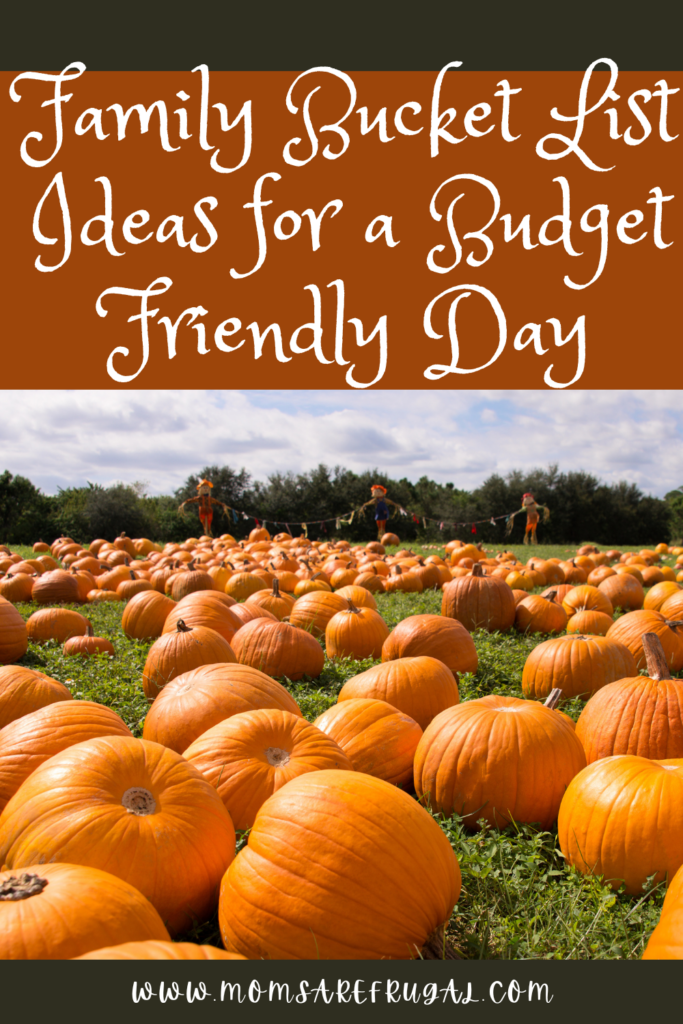 Family Bucket List ideas for a Budget Friendly Day at the Pumpkin Patch