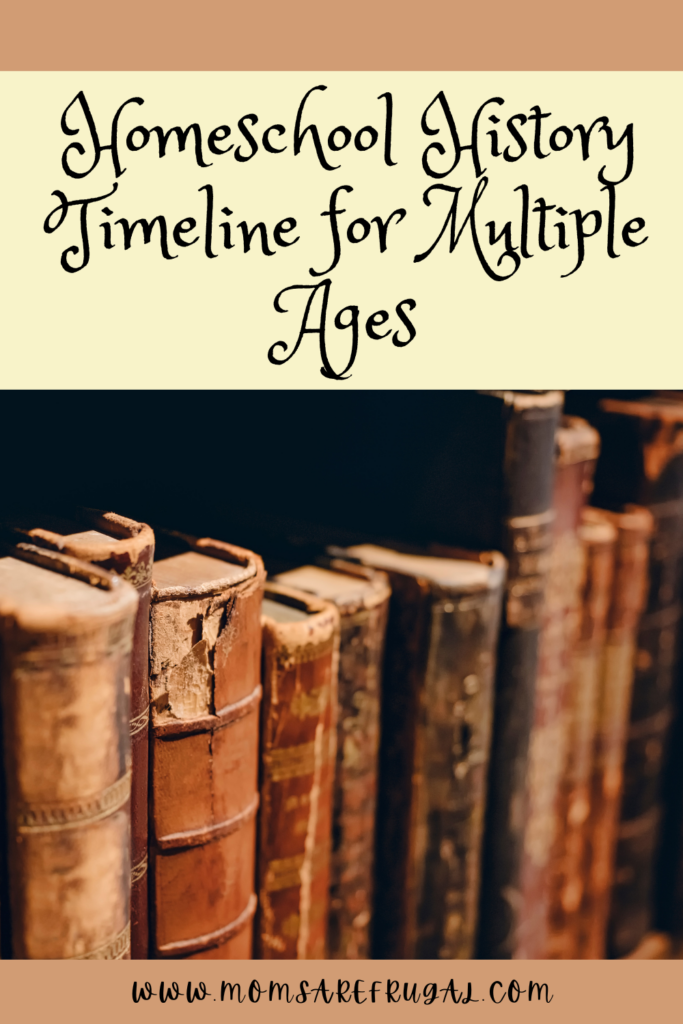 Homeschool History Timeline for Multiple Ages