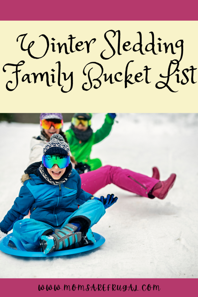 Winter Sledding Family Bucket List