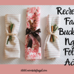 Recreational Family Bucket List Napkin Folding Activity